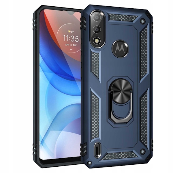 Spacecase Case Cover Till Motorola E7 E7I Power Blue