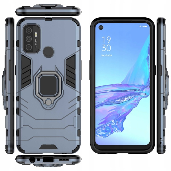 Spacecase Case Cover För Oppo A53 X-Ring Phone Blue