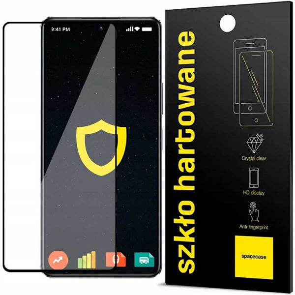Spacecase 5D Härdat Glas För Infinix Note 30 Pro Svart Skärmskydd