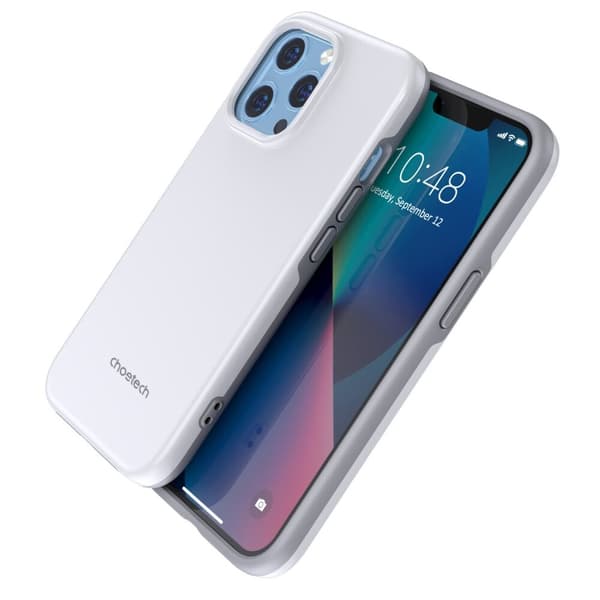Choetech MFM Anti-dråpedeksel til iPhone 13 Pro Max hvit (PC0114-MFM-WH)