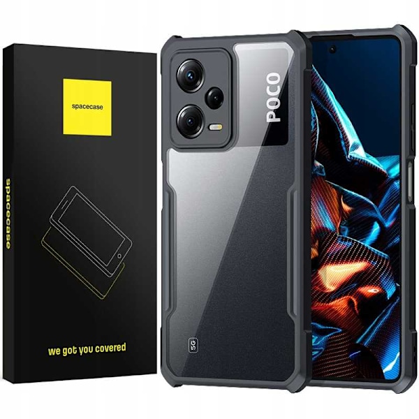 Spacecase-Fodral För Poco X5 Redmi Note 12 5G-Fodral Svart