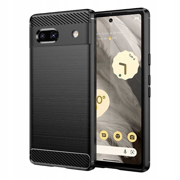Spacecase Cover Carbon Cover För Google Pixel 7A Svart