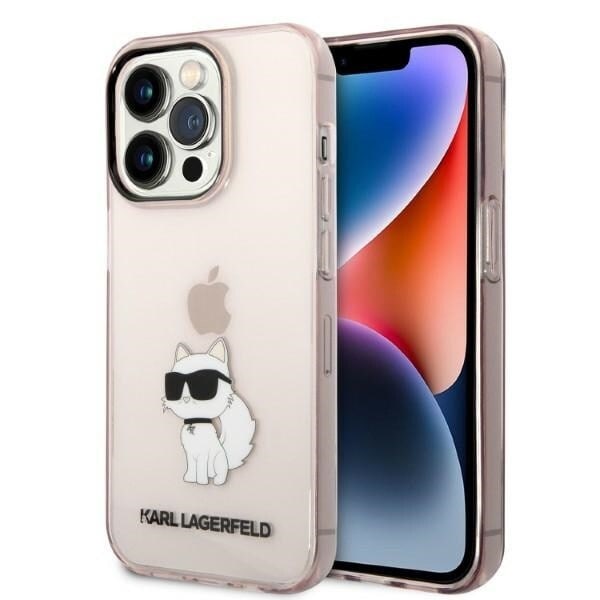 KARL LAGERFELD IKONIK CHOUPETTE ETUI TIL IPHONE 14 PRO MAX - PINK