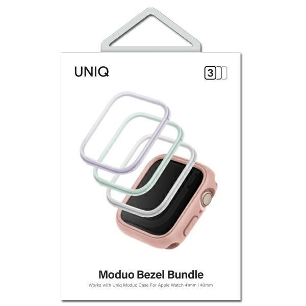 UNIQ rammer Moduo 3in1 Apple Watch Series 4/5/6/7/8/SE 40/41 mm Sage-Lila-White/Sage-Lilac-White