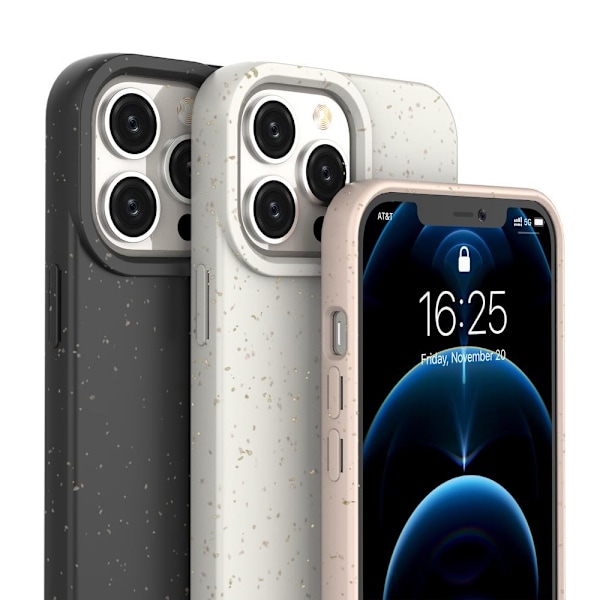 Eco Case iPhone 14 Pro-deksel, silikon, desintegrerende deksel, mørkeblå