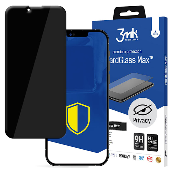APPLE IPHONE 13 MINI SORT - 3MK HARDGLASS MAX PRIVACY