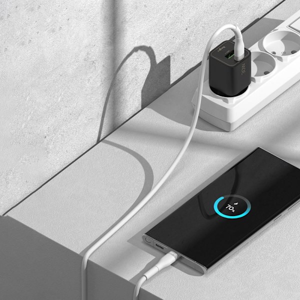 Ringke USB-C - USB-C kabel 480Mb/s 60W 2m gul (CB60211RS)