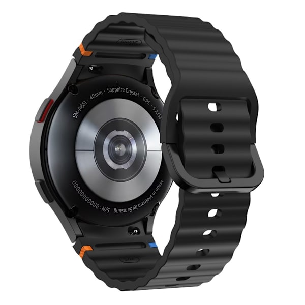 TEKNISK BESKYTTELSE SILIKONE SPORT SAMSUNG GALAXY WATCH 4 / 5 / 5 PRO / 6 / 7 / FE SORT