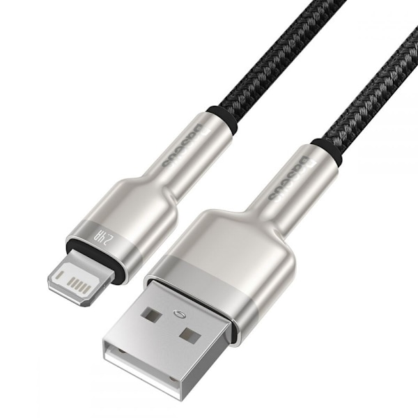 BASEUS CAFULE METALL LYNKABEL 2.4A 25CM SORT