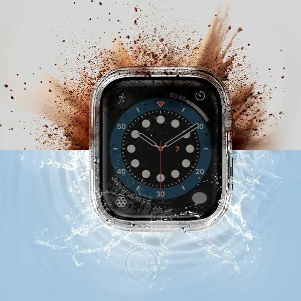 UNIQ fodral Nautic Apple Watch Series 7/8/9 45mm transparent/dave klar