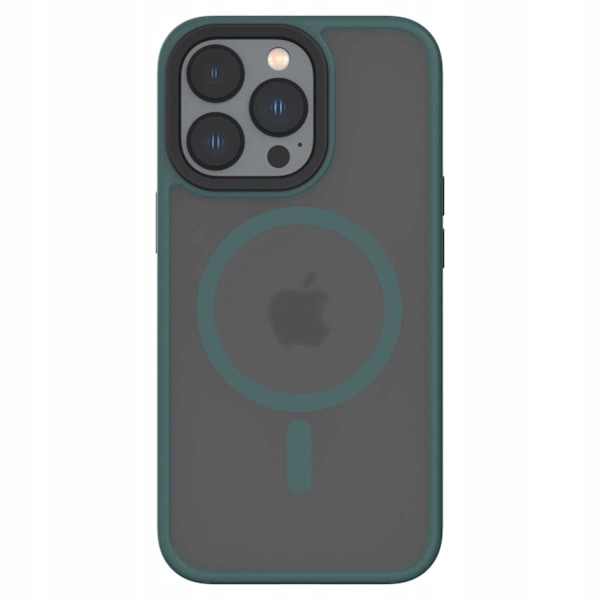 Spacecase Hybrid Case För Iphone 13 Pro För Magsafe Mörkgrön