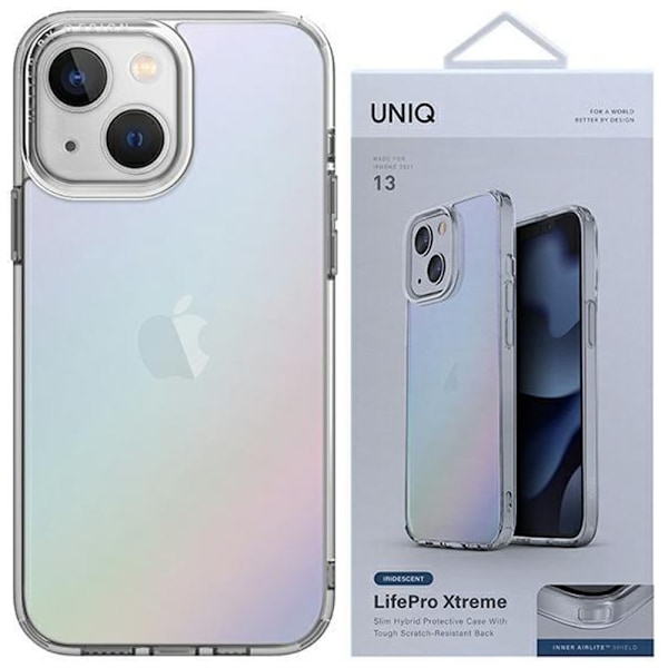 Uniq LifePro Xtreme-deksel til iPhone 13, opal/iriserende