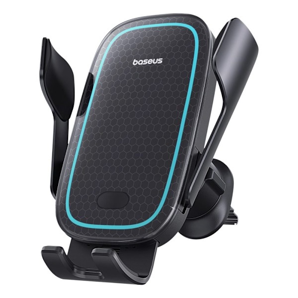 Baseus Milky Way Pro Series BS-CM023 bilfeste for grill? lufttilførsel med 15W induktiv lader - sort