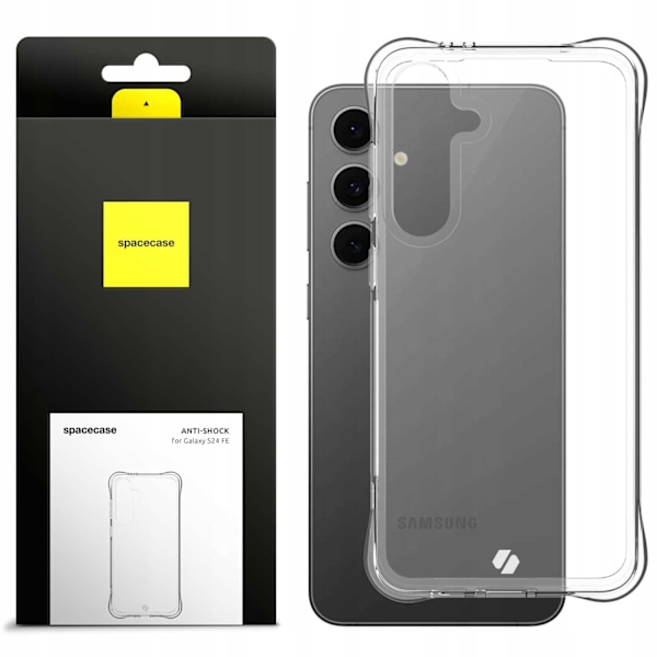 Rymdfodral Antichock Av Härdat Glas För Samsung Galaxy S24 Fe-Skydd