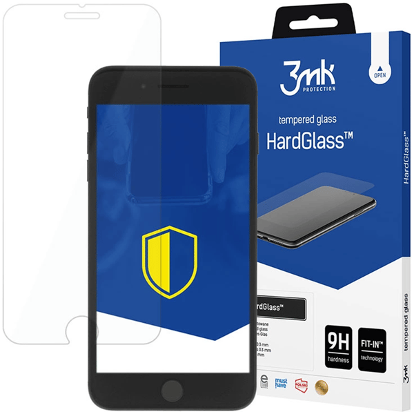 9H 3MK HARDGLASS GLAS TIL IPHONE 7 / 8 PLUS