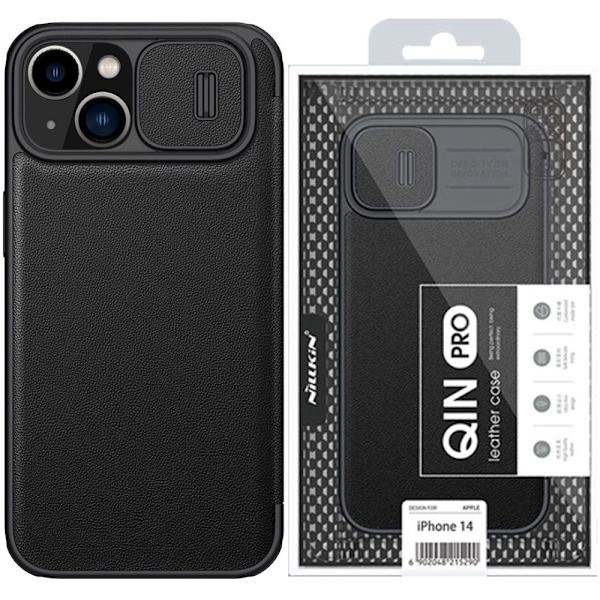 NILLKIN CASE CAMERA COVER TIL IPHONE 14+ SORT