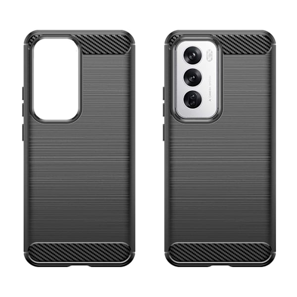 Spacecase Carbon Case Till Oppo Reno 12 5G Svart Skydd