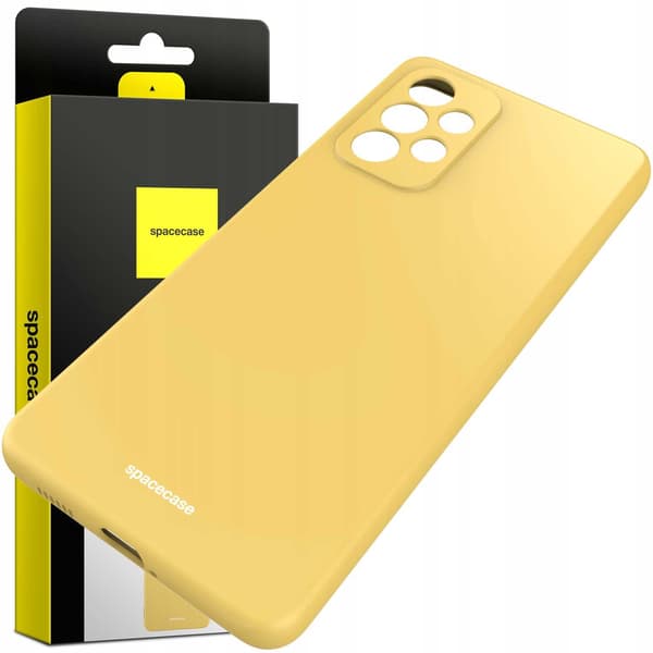 Spacecase Silikonecase Galaxy A53 5G Gul Skydd