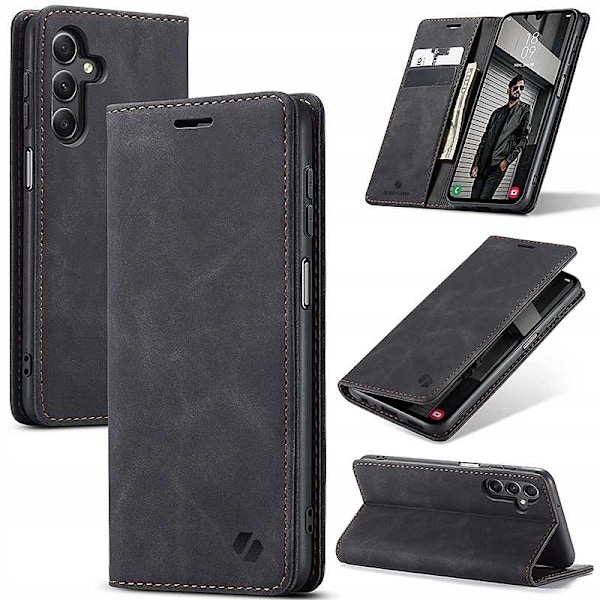 Spacecase Fodral Pålånsskydd För Samsung Galaxy A25 5G Svart