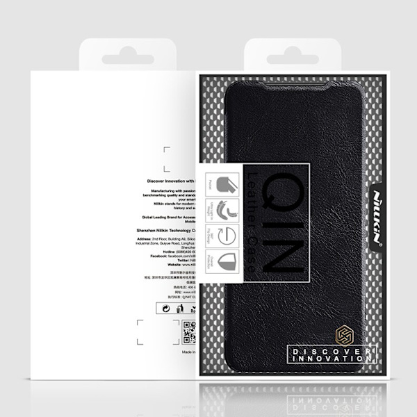 Nillkin Qin Case Case Xiaomi Redmi Note 11T 5G / Note 11S 5G / Note 11 5G (Kina) / Poco M4 Pro 5G Kamera Beskyttende Case Cover Case Flips