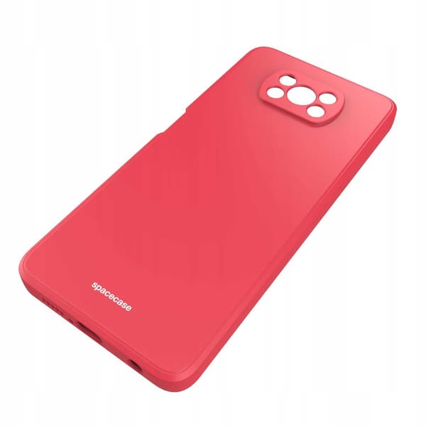 Spacecase Silikonecase Poco X3 Pro Nfc Red För Telefon
