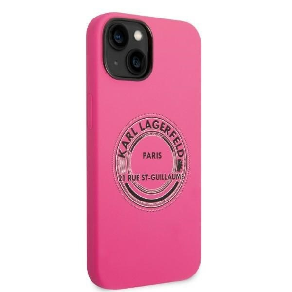 Karl Lagerfeld KLHCP14MSRSGRCF iPhone 14 Plus 6.7 hardt etui rosa/rosa Silikon RSG