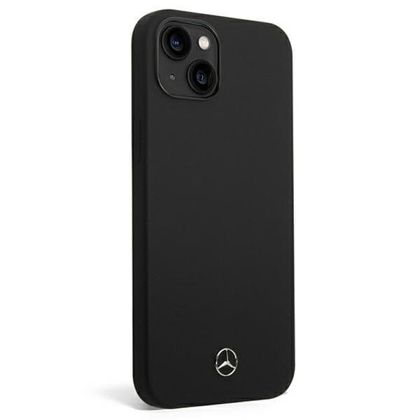 MERCEDES SILICONE LINE ETUI TIL IPHONE 14 PLUS - SORT