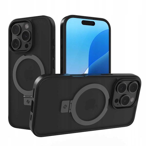Spacecase Case Ring Pro Magnetic För Iphone 16 Pro Black