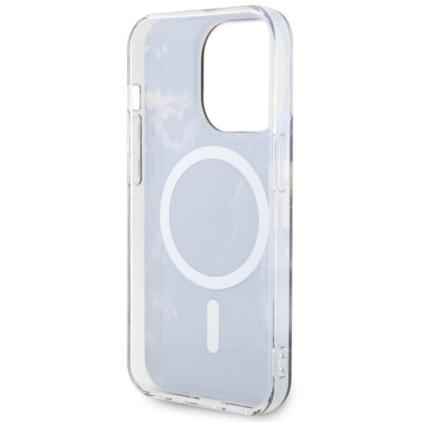 Guess GUHMP14XHTMRSK-deksel til iPhone 14 Pro Max 6.7 - svart Golden Marble MagSafe