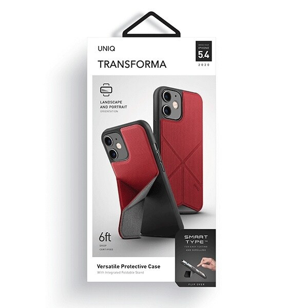 UNIQ TRANSFORMA ETUI TIL IPHONE 12 MINI - RØD