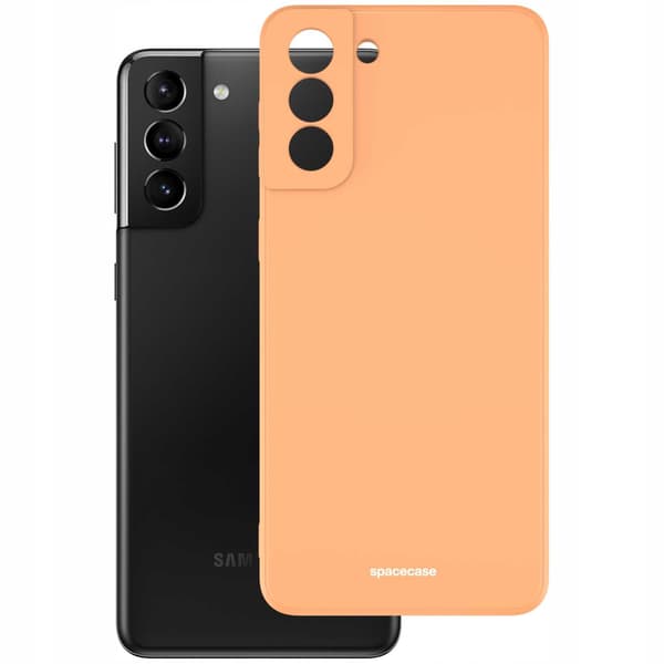 Spacecase Silikonecase För Galaxy S21+ Case Orange