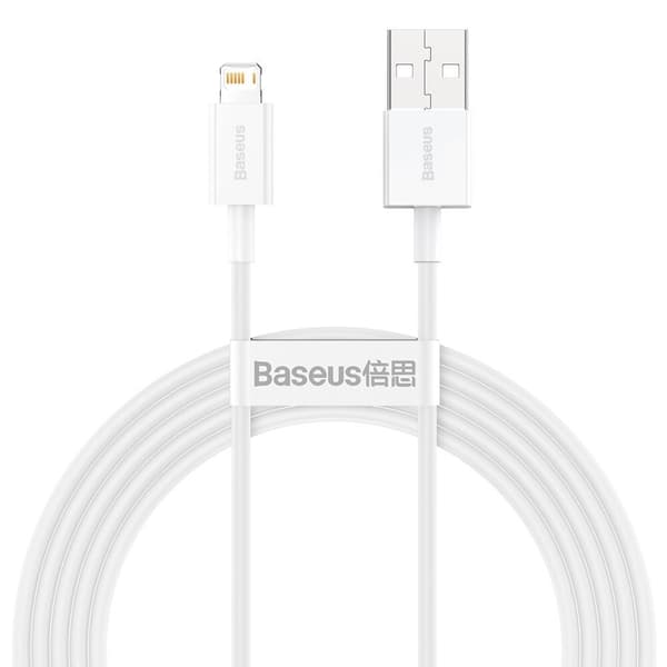 Baseus Superior kabel USB - Lightning 2,4A 2 m hvit (CALYS-C02)