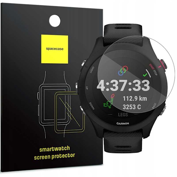 Rymdfodral Härdat Glas 2.5D För Garmin Forerunner 255 41Mm Skydd
