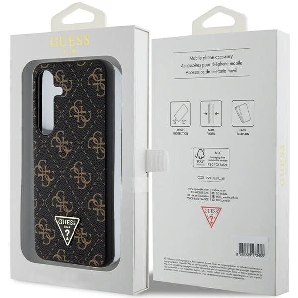 Guess 4G Triangle Deksel til Samsung Galaxy S24+ - Svart