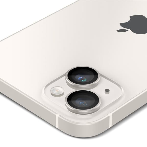CAMERA COVER SPIGEN OPTIK.TR "EZ FIT" CAMERA PROTECTOR 2-PACK IPHONE 14/14 PLUS STARLIGHT