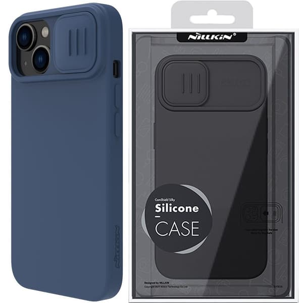 NILLKIN CASE CASE HOUSING CAMERA COVER TIL IPHONE 14+ BLÅ