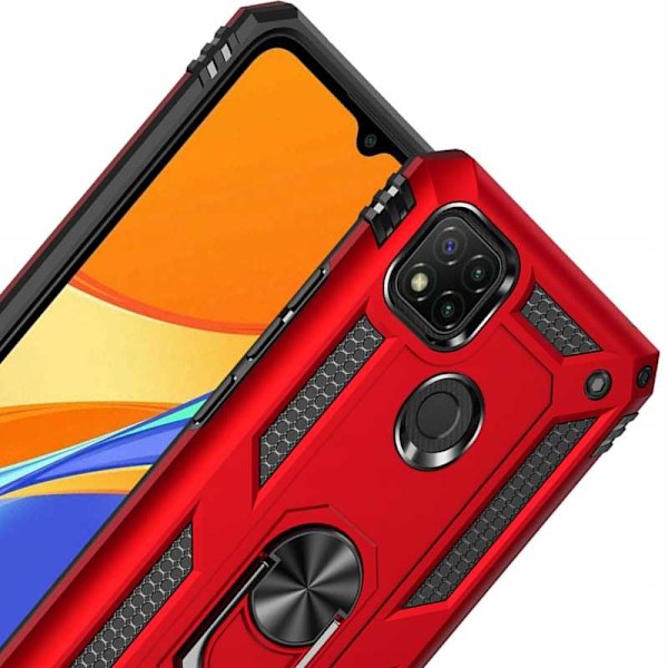 Spacecase Case Cover För Xiaomi Redmi 9C 10A Ring Nx Red