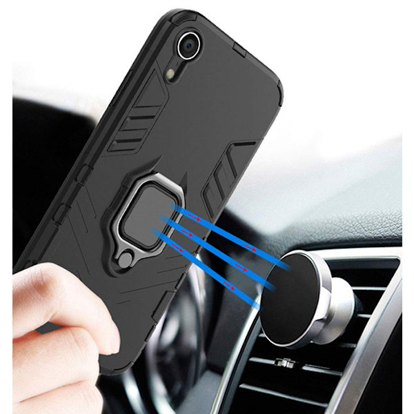 Spacecase Case Cover Till Iphone Xr Sc X-Ring Svart