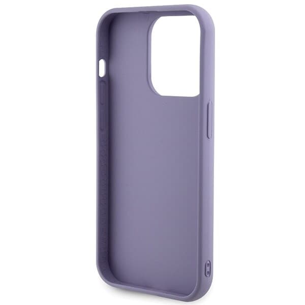 Guess Sequin Script metalldeksel til iPhone 15 Pro Max - Lilla