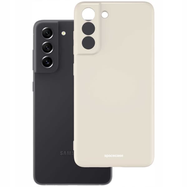 Spacecase Silikonecase Galaxy S21 Fe Bone För Samsung Telefon