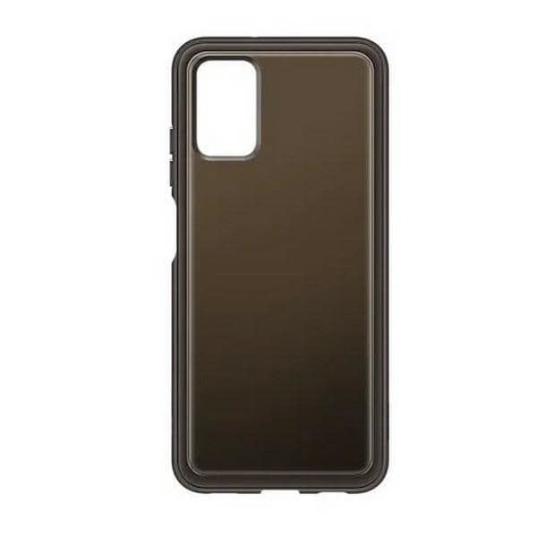 Fodral Samsung EF-QA038TB A03s A038 Soft Clear Cover svart/svart