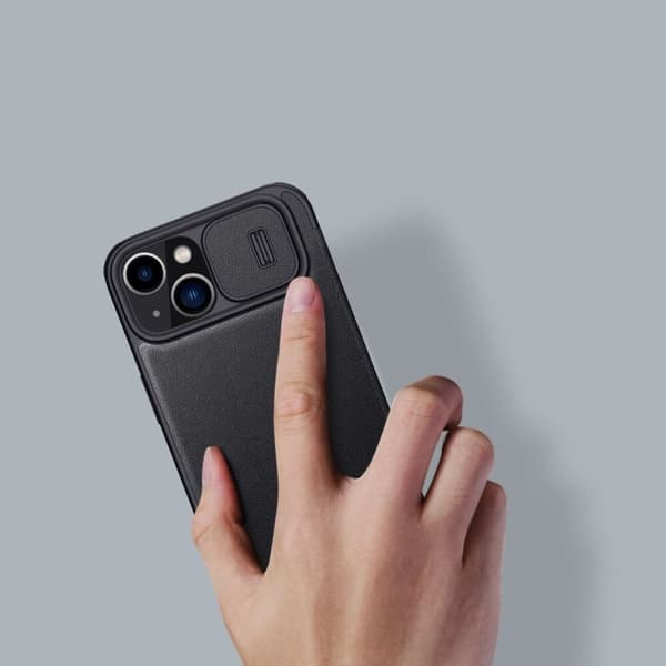 NILLKIN CASE CAMERA COVER TIL IPHONE 14 PLUS BLÅ
