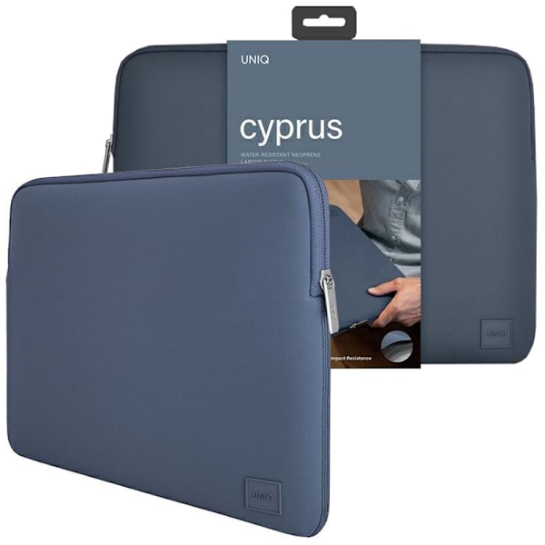 Unik Veske Cyprus Laptop Sleeve 14 Blå/Abyssin vannavstøtende neopren