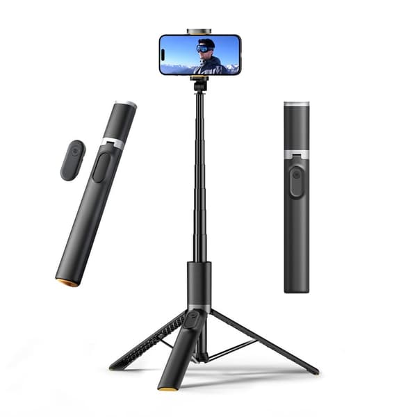 TECH-PROTECT L08S BLUETOOTH SELFIE STICK STATIV SVART