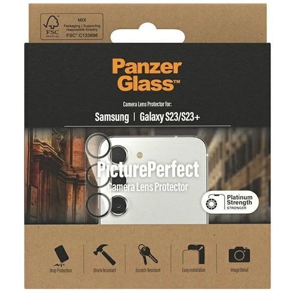 PanzerGlass Picture Perfekt kamerabeskyttelse for Samsung Galaxy S23 / S23+