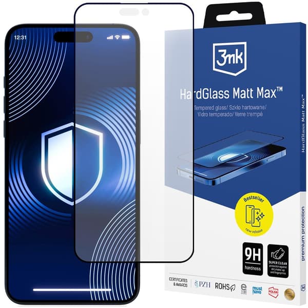 Apple iPhone 16 - 3mk HardGlass Matt Max