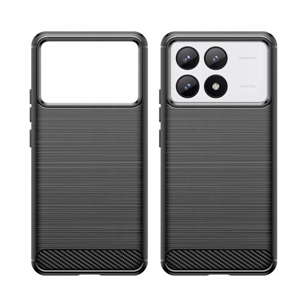 Spacecase Case Cover För Poco F6 Pro 5G Svart