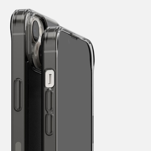 Ringke Fusion Matte iPhone 14 Plus-deksel, deksel med gelramme, grå