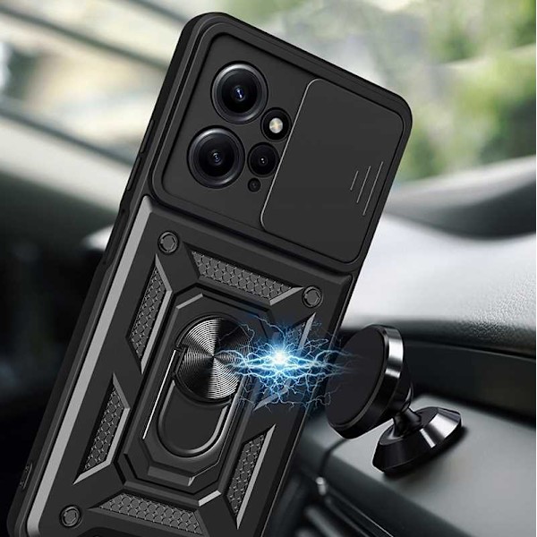 Spacecase Case Cover För Xiaomi Redmi Note 12 4G Svart