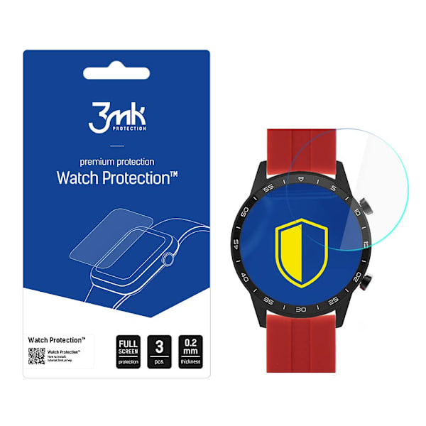 Vector Smart VCTR-32-22BK RD 45mm - 3mk Watch Protection v. FlexibleGlass Lite